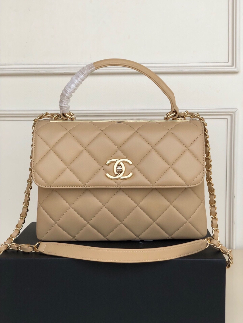 Ch**el top handle bags